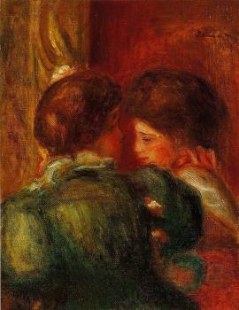 Pierre Auguste Renoir : Two Women's Heads, The Loge